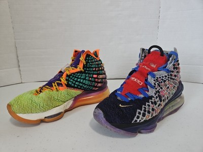 #ad #ad Nike LeBron 17 “What The” CV8079 900 Basketball Shoes Men Size 5 Sneakers $64.99