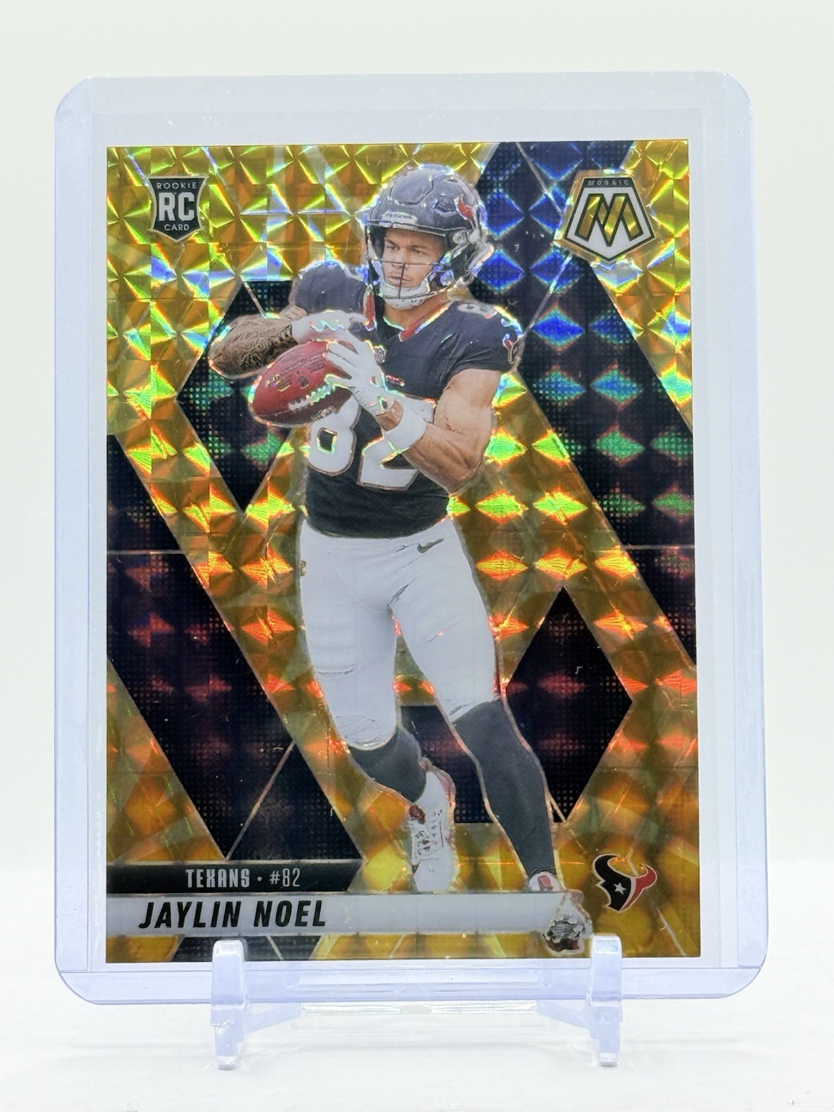 2025 Panini Mosaic JAYLIN NOEL #373 REACTIVE YELLOW Mosaic Prizm Rookie (RC) 🔥