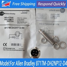 New Inductive Proximity Sensor For Allen-Bradley 871TM-DH2NP12-D4 PNP NO 4Pin US