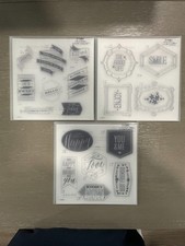 Close to My Heart My Acrylix Premium Quality Decorative Stamps Bundle