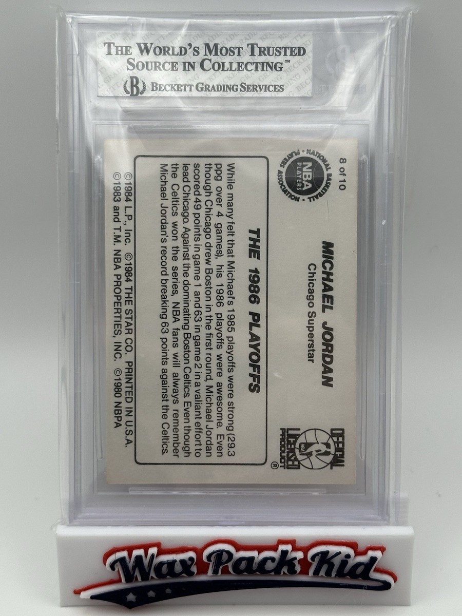 1986 Star Set-Break # 8 Michael Jordan 