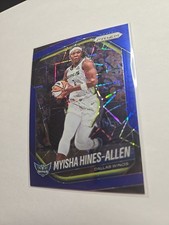 2025 WNBA Panini Prizm Myisha Hines-Allen Blue Velocity Prizm #96 Dallas Wings
