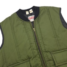 Walls Blizzard-Pruf Vest Mens XL Green Quilted Insulated Workwear Lot 7352