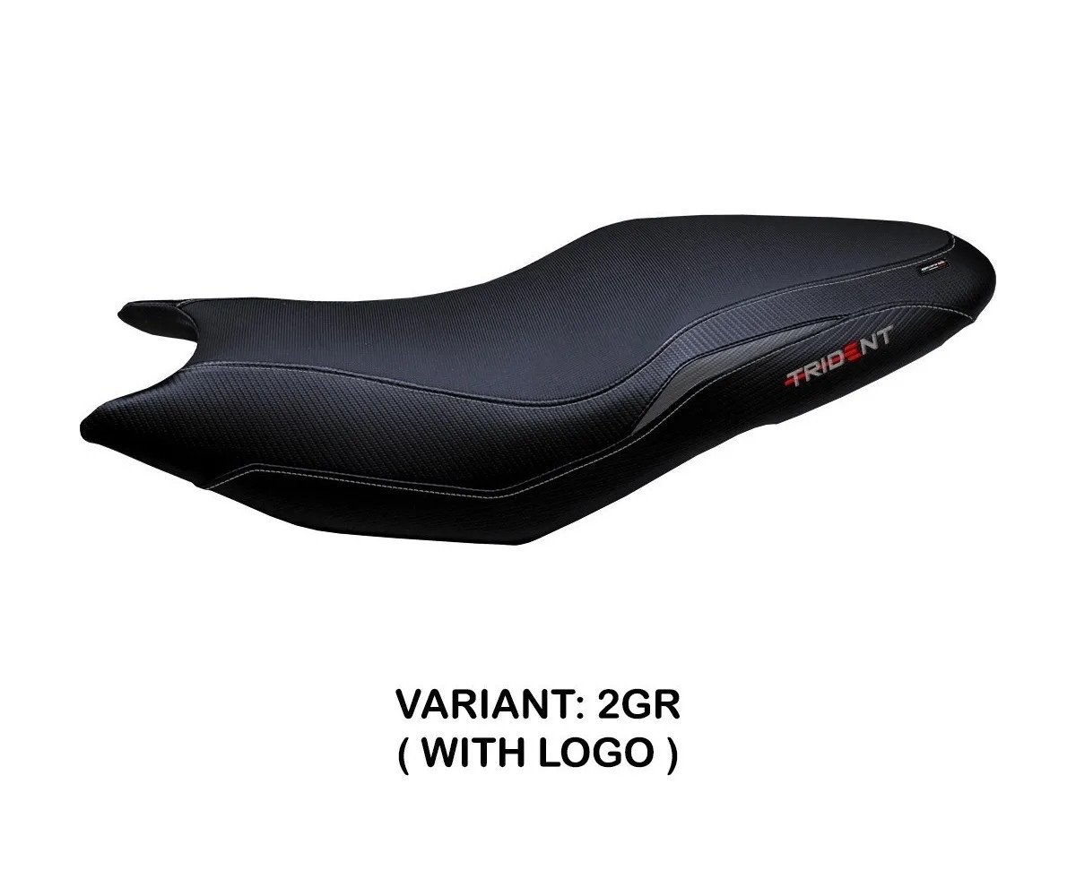 Seat saddle cover Gines Gray (GR) TPZ for TRIUMPH TRIDENT 660 2021 > 2022 19c