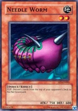 Yugioh! LP Needle Worm - TP5-EN005 - Super Rare - Unlimited Edition Lightly Play