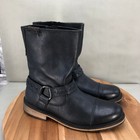 Harley Davidson Constrictor Mens Black Leather Motorcycle Boots Biker Size 9.5