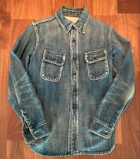 Kapital Capital Denim Shirt Size S Made In Japan Men's Size 1 Japan Original