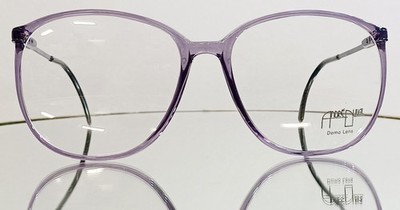 Vintage ANDRE DUVAL Mod. AD 7 C.14 Eyeglasses PURPLE New Plastic 58-16-140 Italy