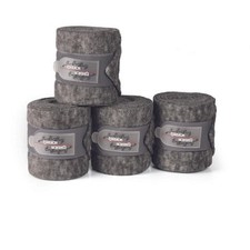 ESKADRON Fleecebandagen Next Generation in anthra-melange, Warmblut, 4er Set