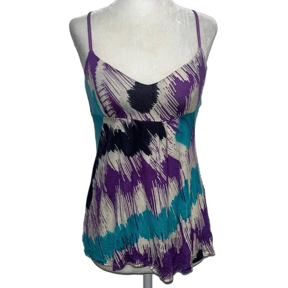 Camiseta sin mangas Charlotte Russe vintage Y2K encaje cami para mujer talla pequeña Foto 2 de 4