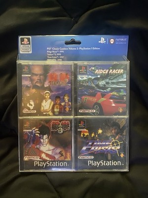 PS1 Classic Coasters Sony Tekken ridge racer PlayStation
