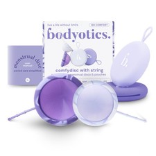 Bodyotics Comfydisc - Menstrual Disc Reusable 12h - w/ String - S & L  (2pcs)