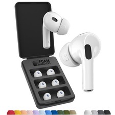 Foam Masters Ultra-Premium Memory Foam Ear Tips for AirPods Pro 1st  2nd Gen...