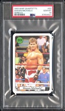 Shawn Michaels ROOKIE 1993 WWF Quartetts POP 1 Rare German Card PSA 10 WWE