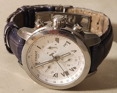 Tissot 1853 Chronograph Stainless Steel Watch T055217A -- New battery