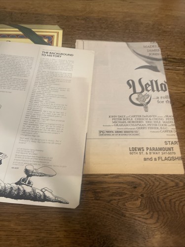 Monty Python Matching Tie & Handkerchief LP record VG 1975 Arista FSH vintage - Picture 11 of 17