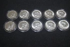 LOT OF ( 10 ) UNCIRCULATED 1969 D JOHN KENNEDY 40% SILVER HALF DOLLARS FAST SHIP