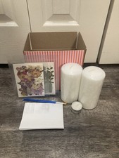 Date Night Activity Box Pressed Flower Candle Crafts Romantic Game Activity