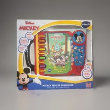 VTech Disney Junior Mickey Mouse Funhouse Explore Learn Book 2-5 Yrs - NIB