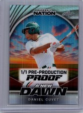 Daniel Cuvet 2025 Leaf Baseball Nation 1/1 Pre Production Proof