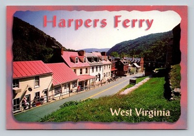 Vintage Harpers Ferry West Virginia Postcard by Trade Winds