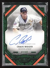 2025 Topps Tier One #T1A-CB Craig Biggio Astros Auto /49