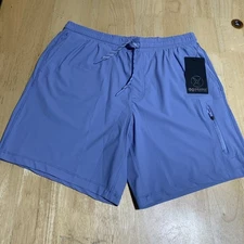 90 Degree by Reflex Warp Endurance Men's Side Pocket Shorts Blue Size M