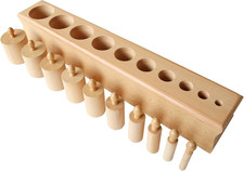 Cylinder Block Part 2 for Children Aged 3-6 Montessori Education at School and