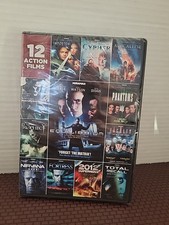 12 Action Films DVD, 2012, 2-Disc Set