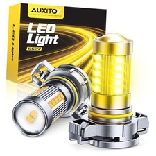 5202 LED Fog Light Bulbs or DRL, 5201 PS24W PS19W True 5202/5201 Amber Yellow
