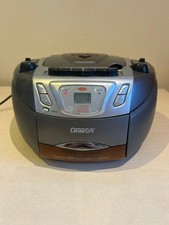 Omega CD-Corder 6 Portable CD Radio Cassette Recorder Player AM/FM