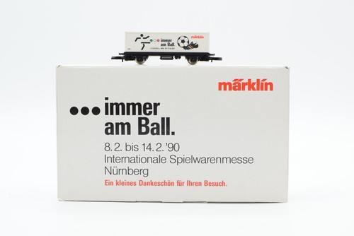 Märklin Z 80100 Güterwagen Behälter-Tragwagen "immer am Ball" | Zustand: Gebraucht