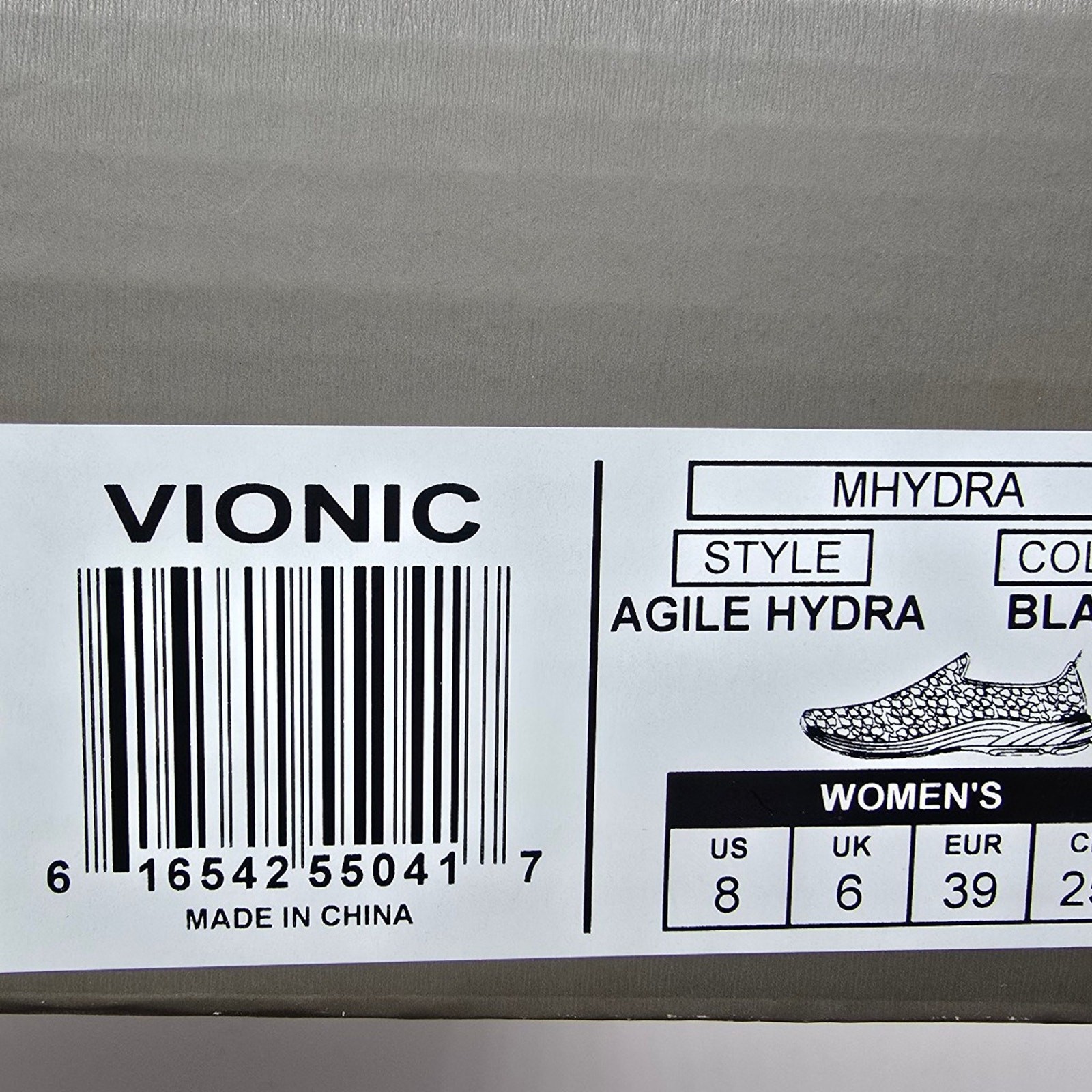 Vionic Agile Hydra slip-on sneakers in black mesh with a gray sole image 5
