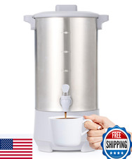 SYBO 45-Cup Commercial Stainless Steel Coffee Urn Percolator Maker 6L