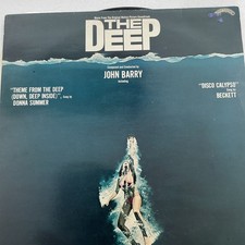DONNA SUMMER (JOHN BARRY) "THE DEEP" VINYL SOUNDTRACK LP RECORDS vg+vg+
