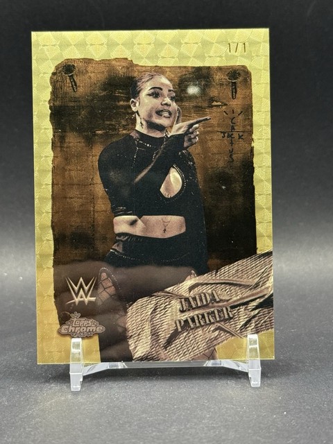 2025 Topps Chrome WWE x Cactus Jack Jaida Parker Superfractor 1/1 Rodeo Rebels