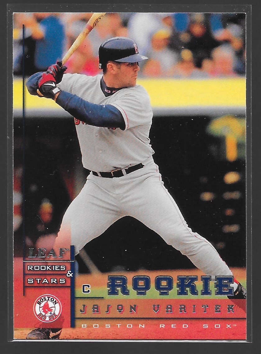 1998 Leaf Rookies & Stars Rookie RC Jason Varitek #241 Boston Red Sox
