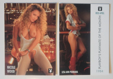 Playboy Centerfold Collector Cards lotto 2 carte edizione aprile collezione raccolta