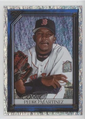 2021 Topps Gallery Blue Pattern 19/50 Pedro Martinez #3 HOF 1e4s
