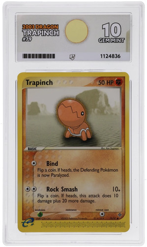 Trapinch graded ACE 10 for sale on eBay