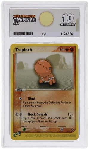 Trapinch 79/97 Ace 10 Dragon Pokemon Card Game