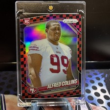 2025 Panini Prizm - Rookies Alfred Collins #388 Black & Red Checker Prizm (RC)