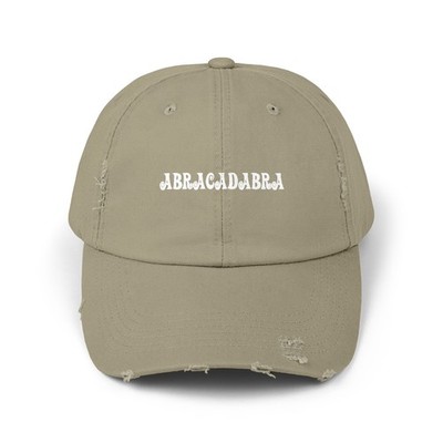 ABRACADABRA - MAGIC / Unisex Distressed Cap