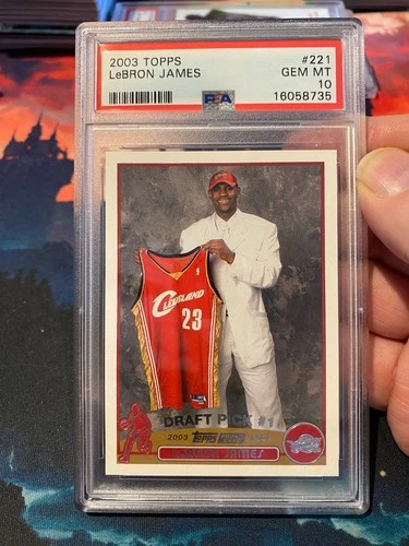 2003 Topps Lebron James PSA 10