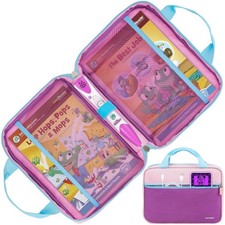 Carrying Case with Leapfrog LeapReader System Learn-to-Read 10 Book Mega Pack...