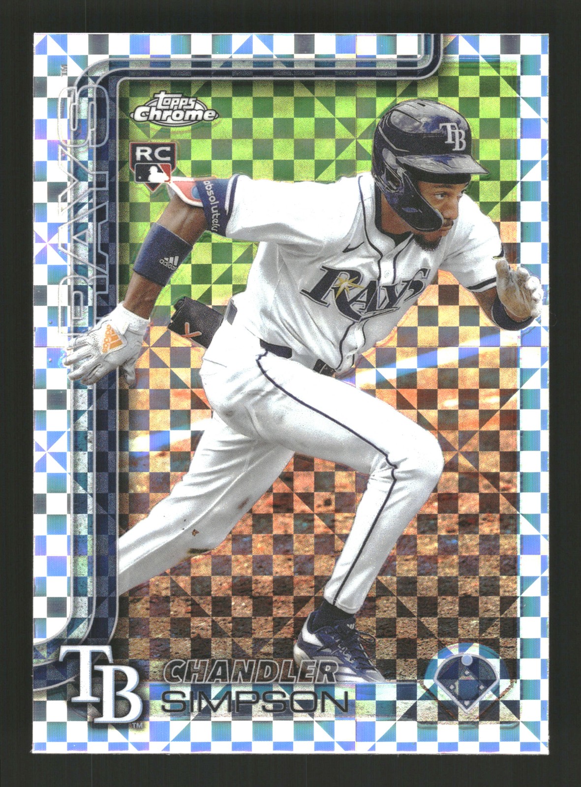 Chandler Simpson 2025 Topps Chrome Update #USC179 X-Fractors Tampa Bay Rays