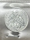 1/10th Oz Silver Skully Round Carded