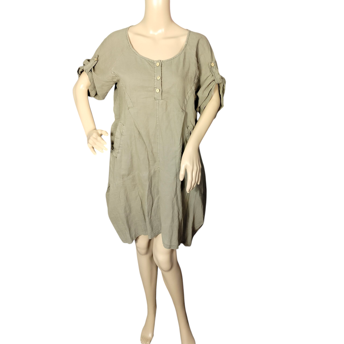 white christmas dresses LONG SLEEVE CASUAL TAUPE DRESS – District Runway