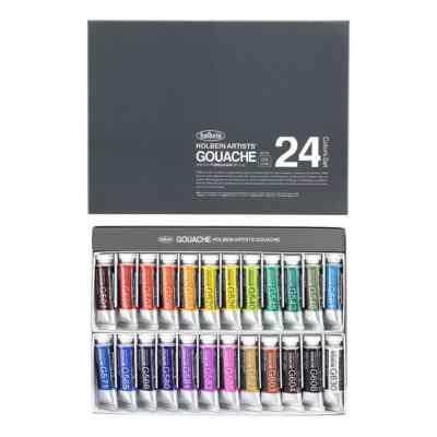 Holbien Artists Gouache  Watercolor Paint 15mL 24 colors set G715 FAST SHIPPING