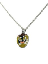 Tasmanian Devil Taz Face Cartoon Character Necklace
